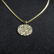 Anhänger Gold 585 gehämmert