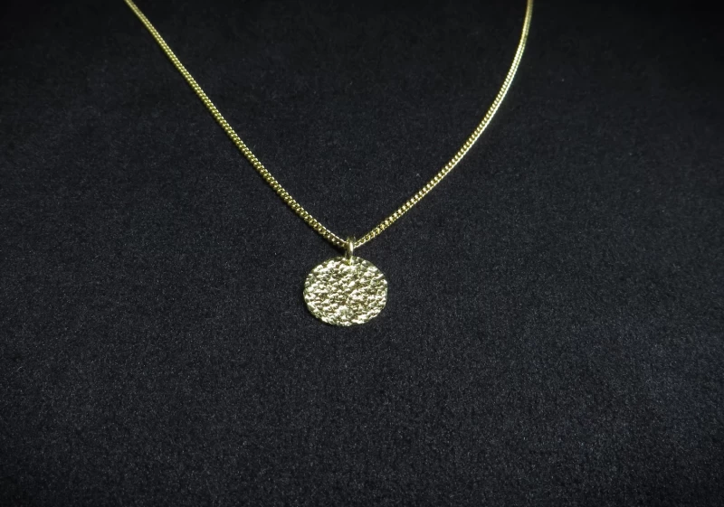 Anhänger Gold 585 gehämmert