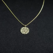 Anhänger Gold 585 gehämmert