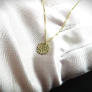 Anhänger Gold 585 gehämmert