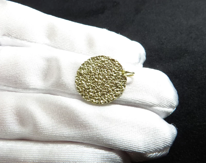 Anhänger Gold 585 gehämmert