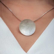 Anhänger Silber gebürstet