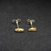Gold Nugget Ohrstecker