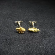 Gold Nugget Ohrstecker