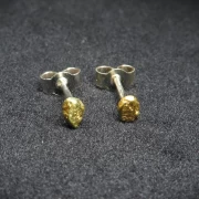 Gold Nugget Ohrstecker