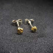 Gold Nugget Ohrstecker