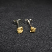 Gold Nugget Ohrstecker