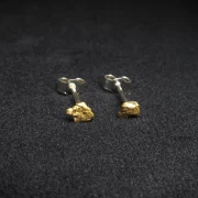 Gold Nugget Ohrstecker