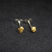 Gold Nugget Ohrstecker