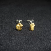 Gold Nugget Ohrstecker