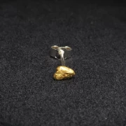 Gold Nugget Ohrstecker