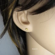 Gold Nugget Ohrstecker