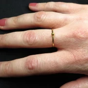 Goldring 750 mit Kugel