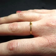 Goldring 750 mit Kugel