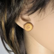 Holzohrringe Stecker