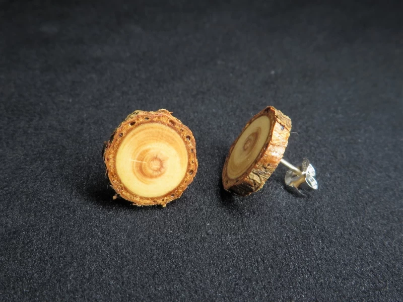Holzohrringe Stecker