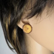 Holzohrringe Stecker