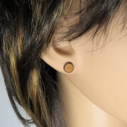 Holzohrstecker klein