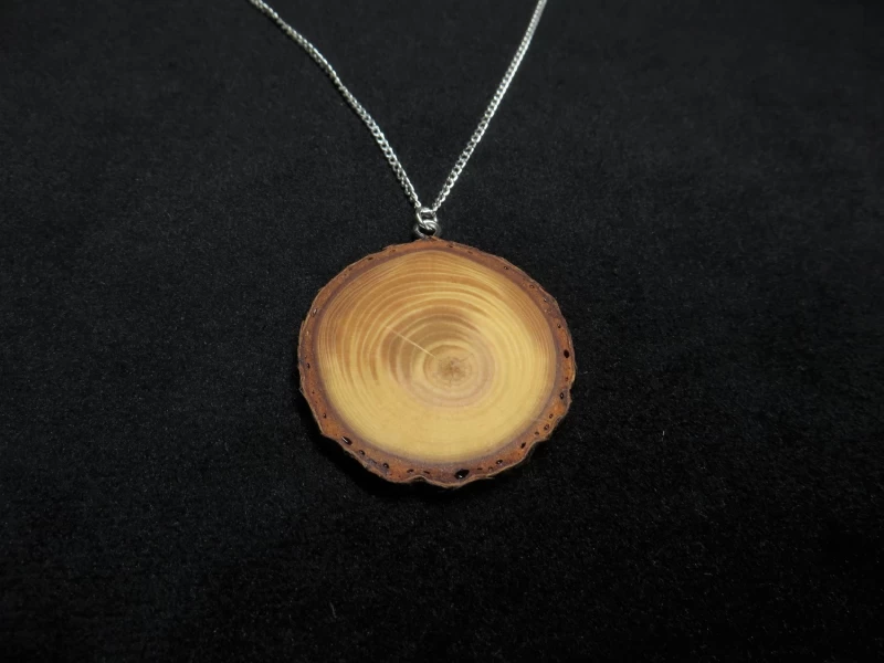 Kette mit Holzanhänger