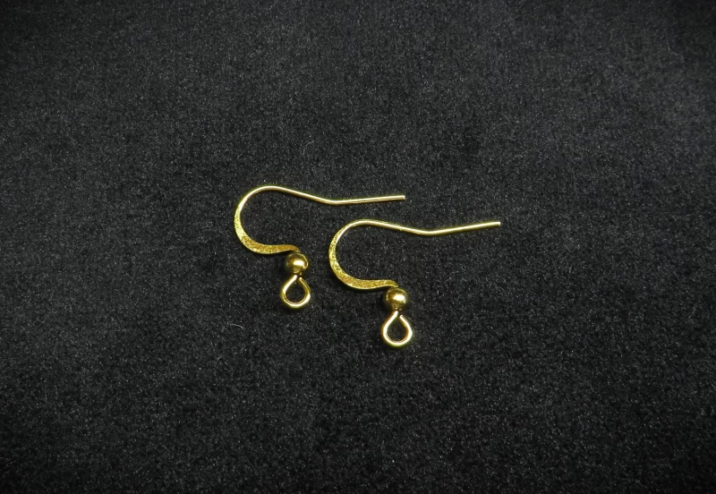 Ohrhaken Chirurgenstahl Gold