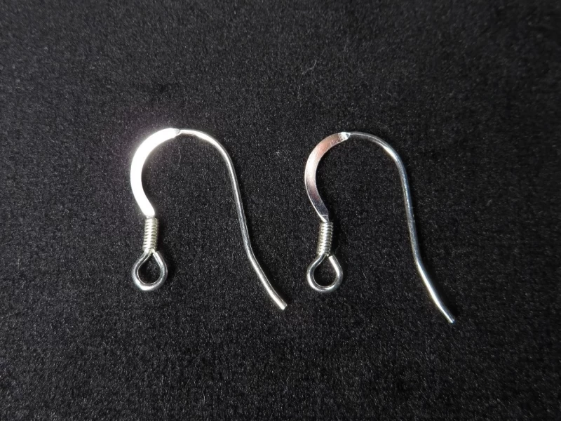 Ohrhaken groß Silber