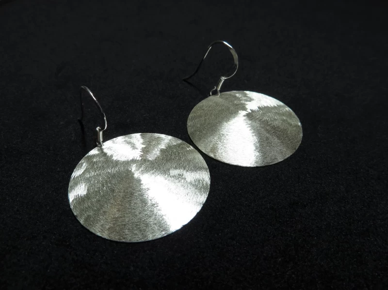 Ohrringe rund Silber