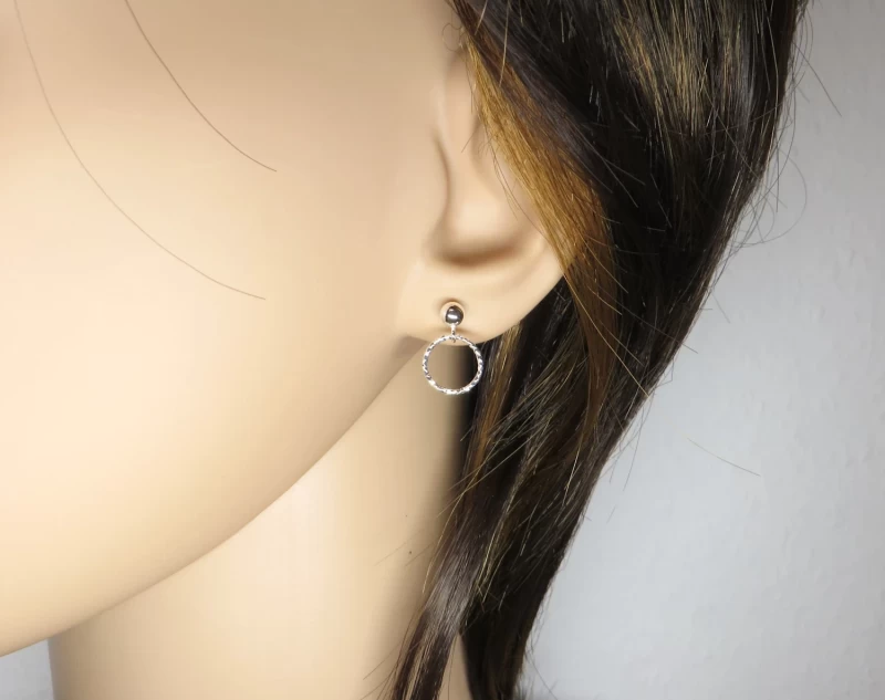 Ohrstecker Kreis klein
