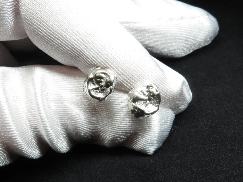 Ohrstecker Nugget Silber