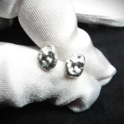 Ohrstecker Nugget Silber