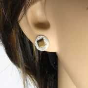 Ohrstecker Silber Gold