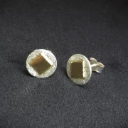 Ohrstecker Silber Gold