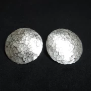 Ohrstecker Silber gewölbt