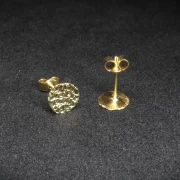 Ohrstecker gold gehämmert