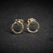 Ohrstecker gold rund