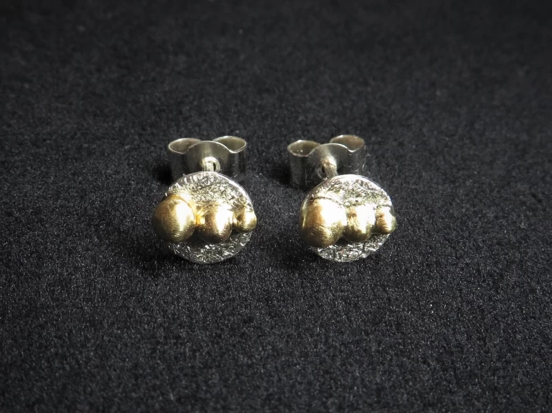 Ohrstecker gold silber