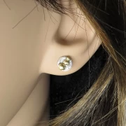 Ohrstecker gold silber
