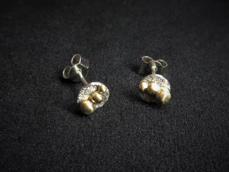 Ohrstecker gold silber