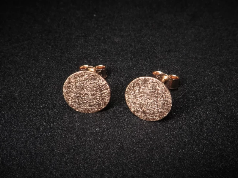 Ohrstecker rosegold 333