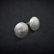 Ohrstecker rund Silber