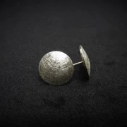 Ohrstecker rund Silber