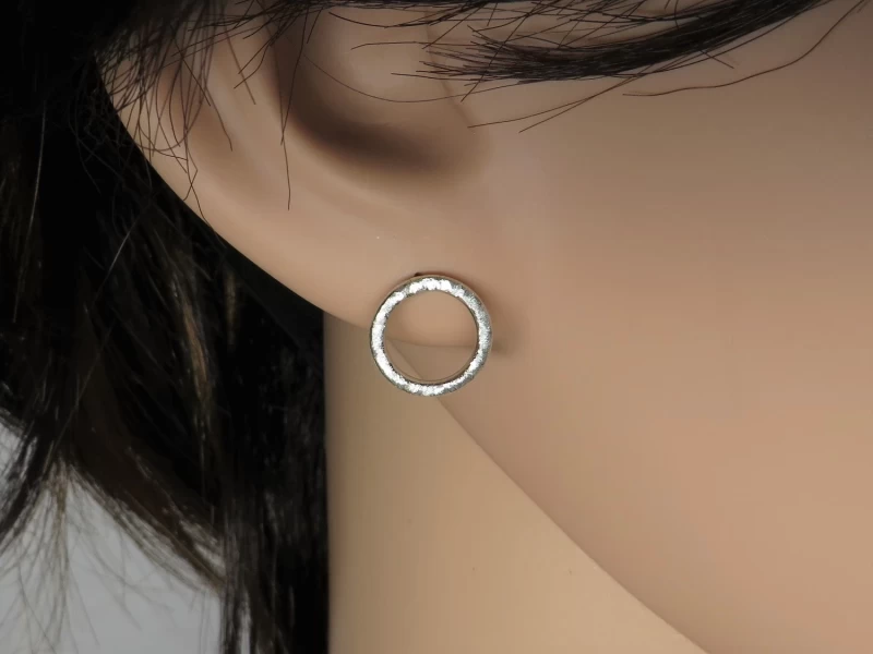 Ohrstecker rund