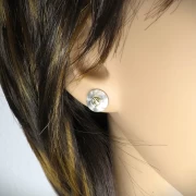Ohrstecker zweifarbig