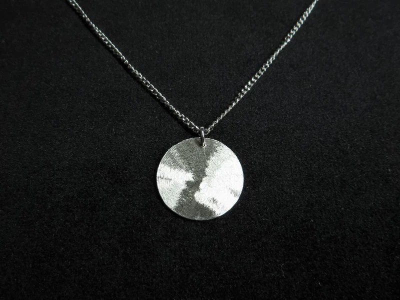 Plättchen Kette Edelstahl