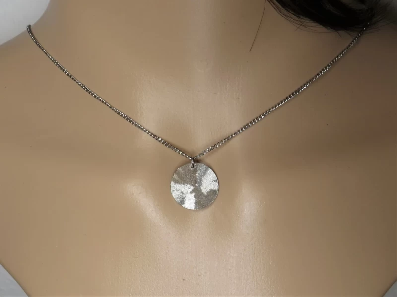 Plättchen Kette Edelstahl