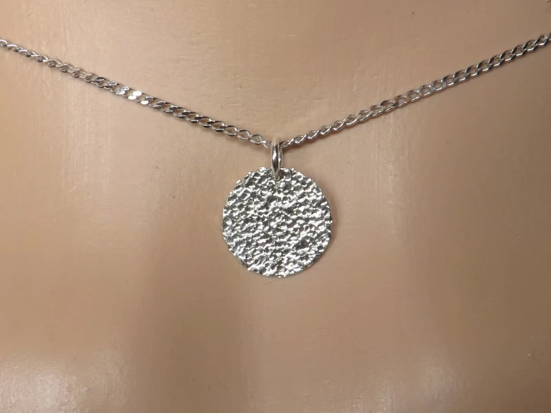 Plättchenkette Silber