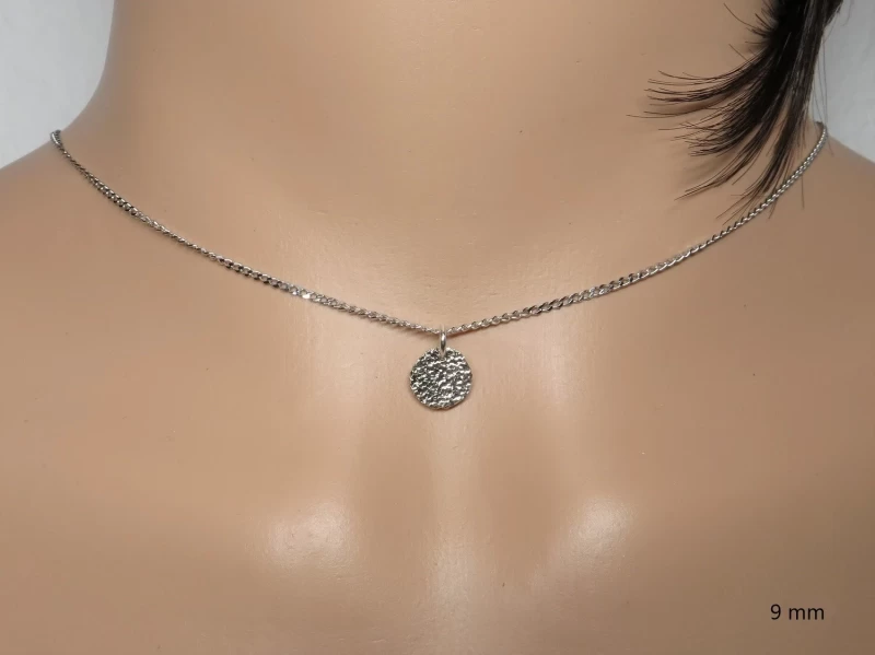 Plättchenkette Silber