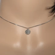 Plättchenkette Silber