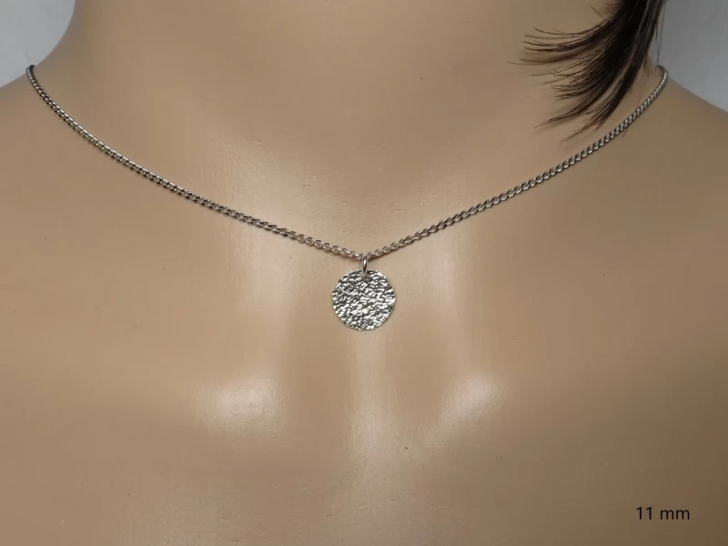 Plättchenkette Silber