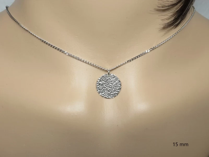 Plättchenkette Silber