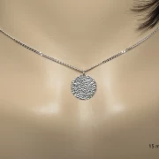 Plättchenkette Silber